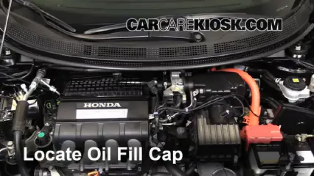 2011 Honda CR-Z EX 1.5L 4 Cyl. Aceite Agregar aceite